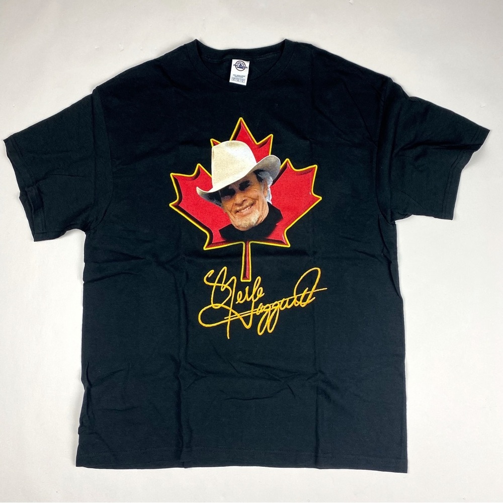 Vintage NWOT Merle Haggard Canadian Tour T Shirt Men’s XL